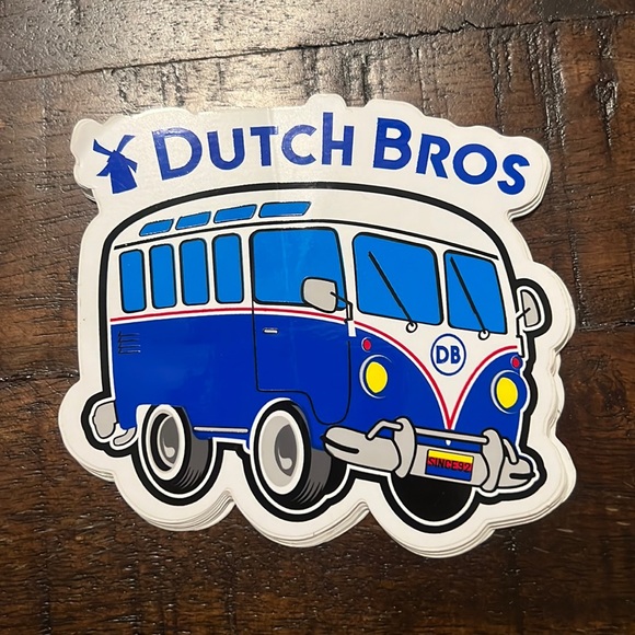 Dutch Bros VW bus sticker - Picture 1 of 1